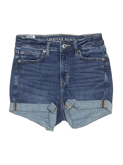 Pre-owned American Eagle Outfitters Denim Shorts In Blue