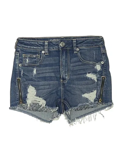 American Eagle Outfitters Denim Shorts In Blue