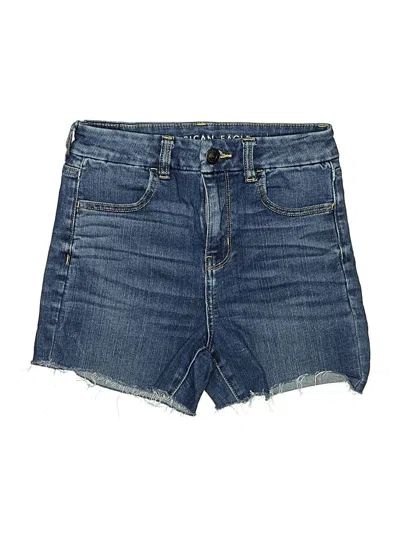 Pre-owned American Eagle Outfitters Denim Shorts In Blue