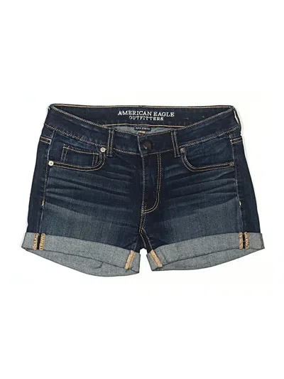 Pre-owned American Eagle Outfitters Denim Shorts In Blue
