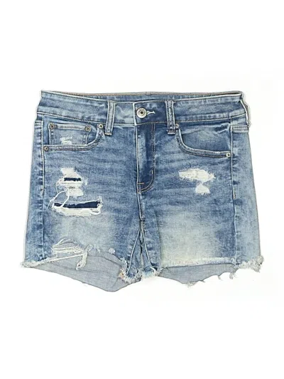 Pre-owned American Eagle Outfitters Denim Shorts In Blue