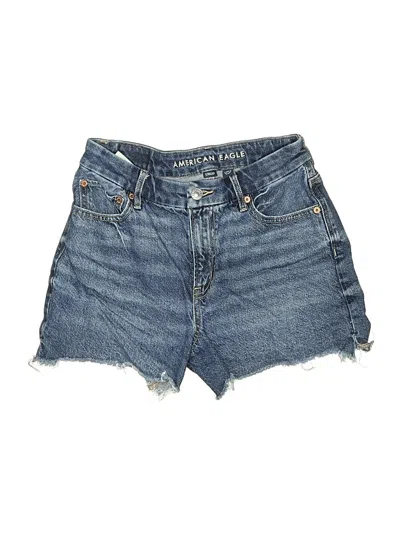 Pre-owned American Eagle Outfitters Denim Shorts In Blue