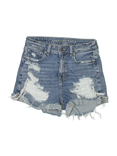 Pre-owned American Eagle Outfitters Denim Shorts In Blue