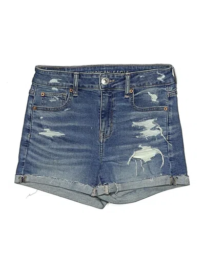 Pre-owned American Eagle Outfitters Denim Shorts In Blue