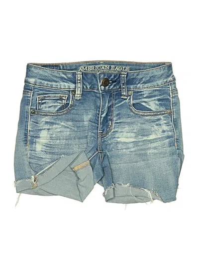 Pre-owned American Eagle Outfitters Denim Shorts In Blue
