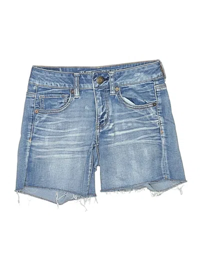 Pre-owned American Eagle Outfitters Denim Shorts In Blue