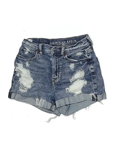 Pre-owned American Eagle Outfitters Denim Shorts In Blue