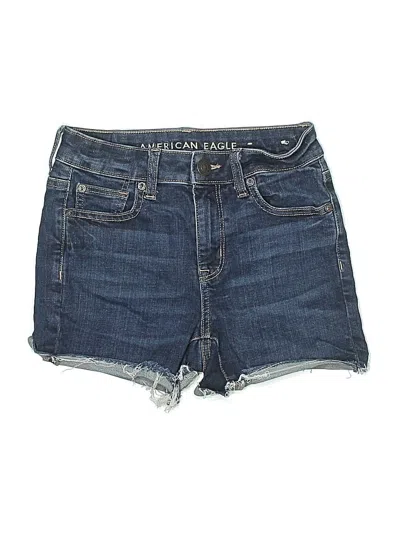 Pre-owned American Eagle Outfitters Denim Shorts In Blue