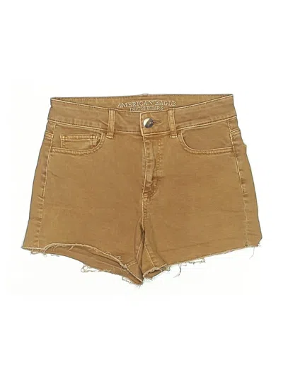 Pre-owned American Eagle Outfitters Denim Shorts In Brown