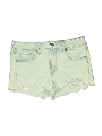 Pre-owned American Eagle Outfitters Denim Shorts In Green
