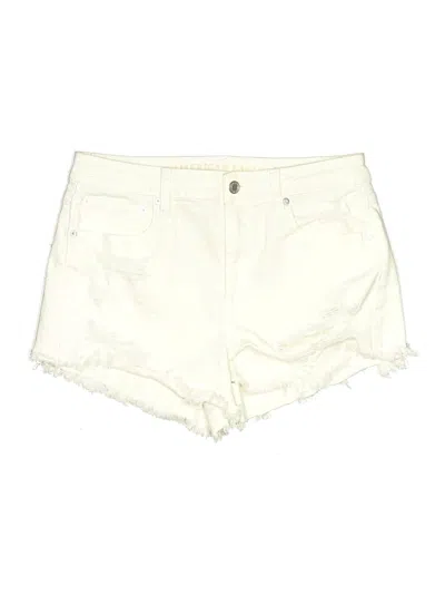 Pre-owned American Eagle Outfitters Denim Shorts In White