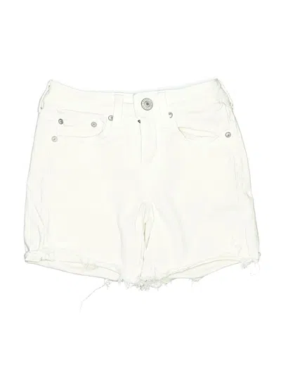Pre-owned American Eagle Outfitters Denim Shorts In White