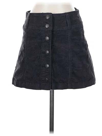 Pre-owned American Eagle Outfitters Denim Skirt In Black