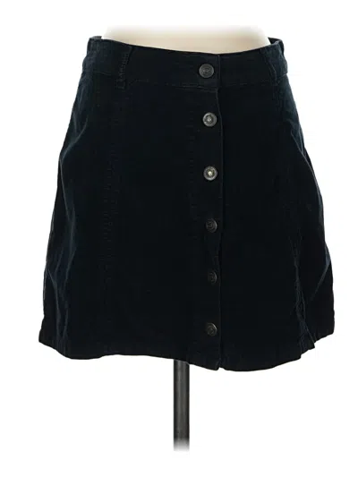 Pre-owned American Eagle Outfitters Denim Skirt In Black