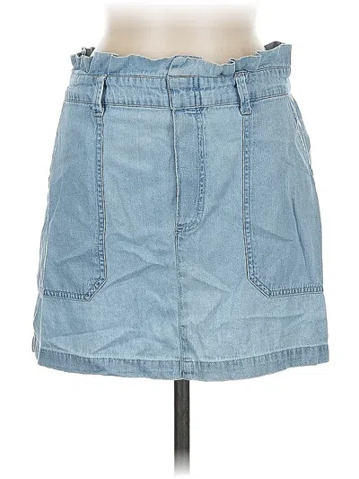 Pre-owned American Eagle Outfitters Denim Skirt In Blue
