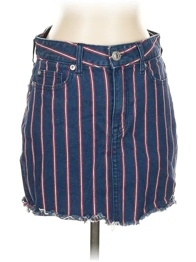 Pre-owned American Eagle Outfitters Denim Skirt In Blue