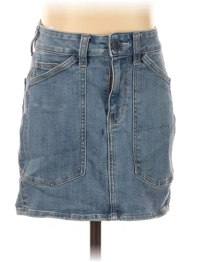 Pre-owned American Eagle Outfitters Denim Skirt In Blue