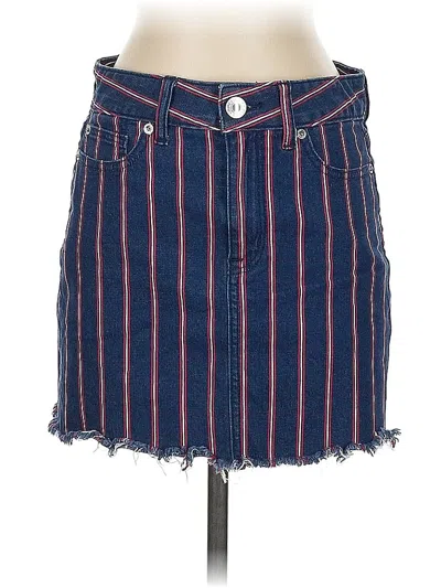 Pre-owned American Eagle Outfitters Denim Skirt In Blue