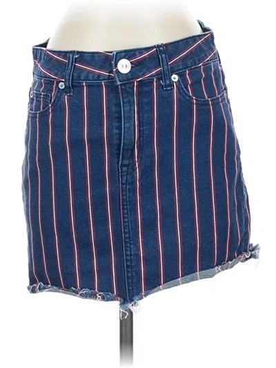 Pre-owned American Eagle Outfitters Denim Skirt In Blue