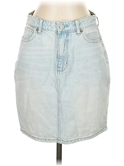 Pre-owned American Eagle Outfitters Denim Skirt In Blue