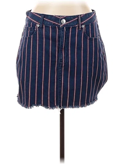 Pre-owned American Eagle Outfitters Denim Skirt In Blue