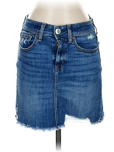 Pre-owned American Eagle Outfitters Denim Skirt In Blue