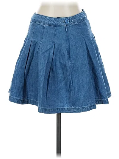 Pre-owned American Eagle Outfitters Denim Skirt In Blue