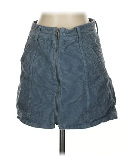 Pre-owned American Eagle Outfitters Denim Skirt In Blue