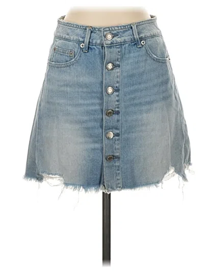 Pre-owned American Eagle Outfitters Denim Skirt In Blue