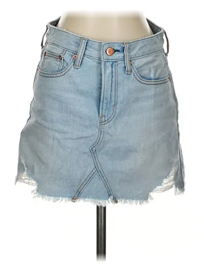 Pre-owned American Eagle Outfitters Denim Skirt In Blue