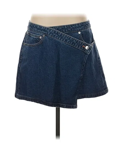 Pre-owned American Eagle Outfitters Denim Skirt In Blue