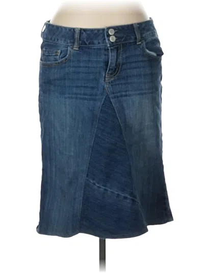 Pre-owned American Eagle Outfitters Denim Skirt In Blue