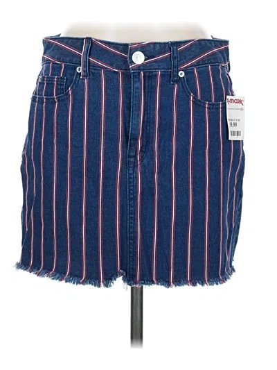 Pre-owned American Eagle Outfitters Denim Skirt In Blue