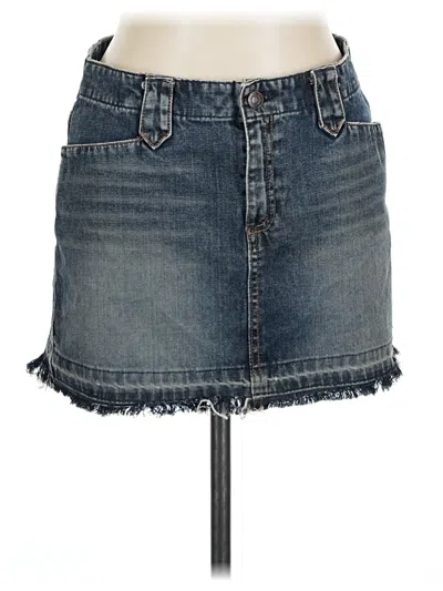 Pre-owned American Eagle Outfitters Denim Skirt In Blue