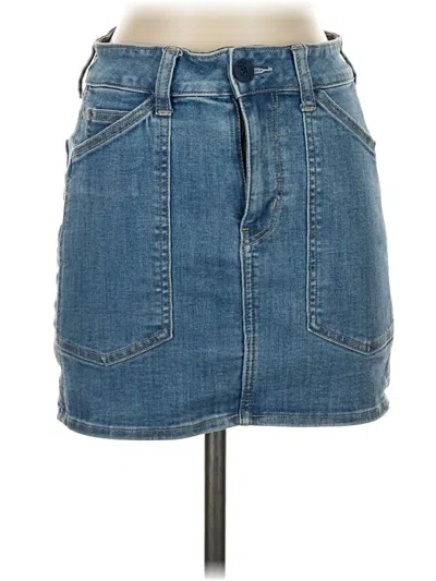 Pre-owned American Eagle Outfitters Denim Skirt In Blue
