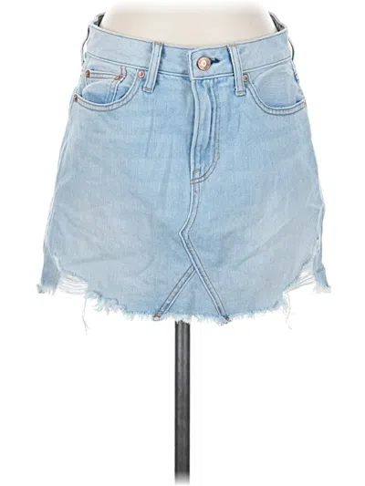 Pre-owned American Eagle Outfitters Denim Skirt In Blue