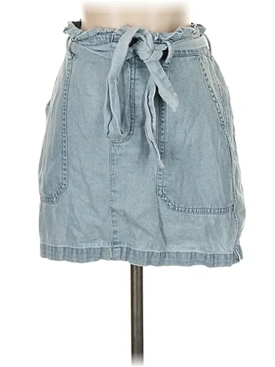 Pre-owned American Eagle Outfitters Denim Skirt In Blue