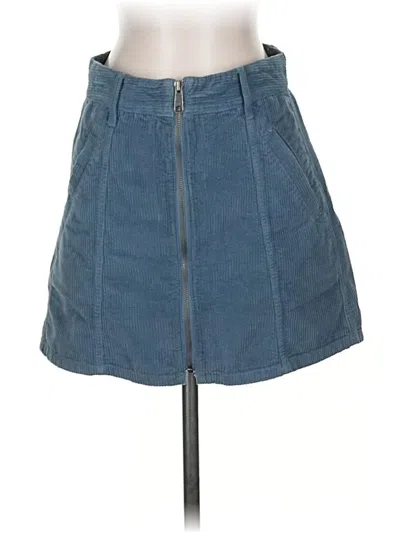 Pre-owned American Eagle Outfitters Denim Skirt In Blue