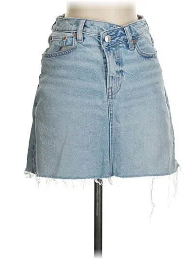 Pre-owned American Eagle Outfitters Denim Skirt In Blue