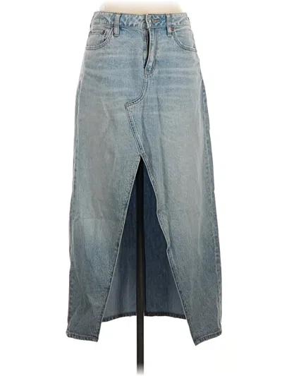 Pre-owned American Eagle Outfitters Denim Skirt In Blue