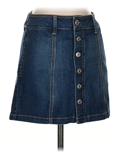 American Eagle Outfitters Denim Skirt In Blue