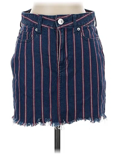 Pre-owned American Eagle Outfitters Denim Skirt In Blue