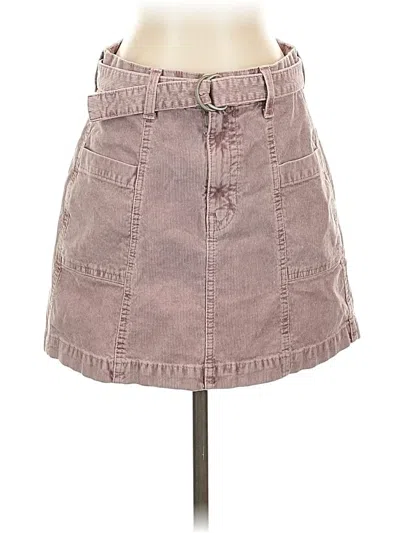Pre-owned American Eagle Outfitters Denim Skirt In Pink