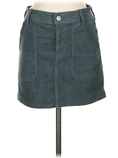 Pre-owned American Eagle Outfitters Denim Skirt In Teal