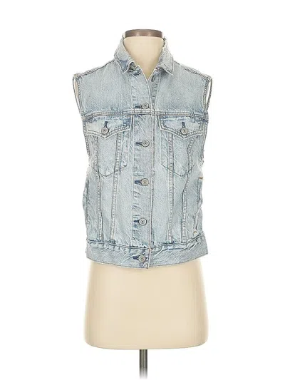 Pre-owned American Eagle Outfitters Denim Vest In Blue