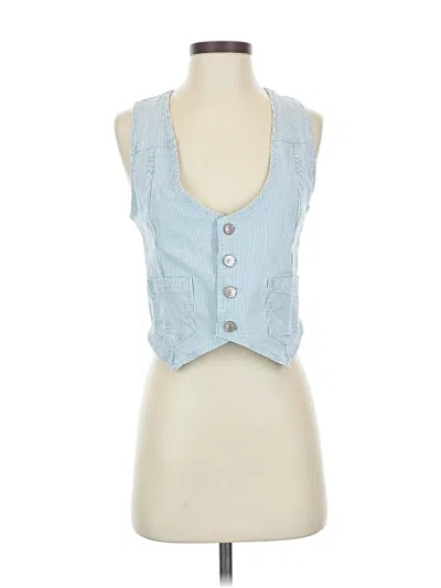 Pre-owned American Eagle Outfitters Denim Vest In Blue