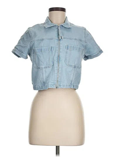 Pre-owned American Eagle Outfitters Denim Vest In Blue