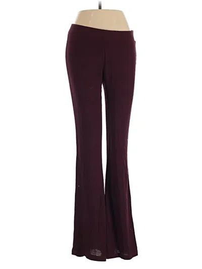 Pre-owned American Eagle Outfitters Dress Pants In Burgundy