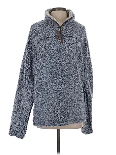 Pre-owned American Eagle Outfitters Fleece Jacket In Blue