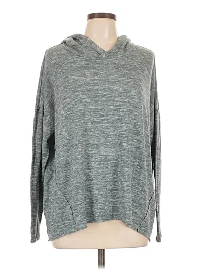Pre-owned American Eagle Outfitters Fleece Jacket In Gray